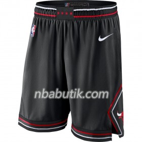 Chicago Bulls Mænd Shorts Sort 2018-19 Nike Swingman